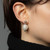 White Blue Orb Glass Drop Earrings, KEANE, tomfoolery
