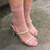 Solid Pink Mesh Socks , Darner Socks, tomfoolery