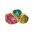 Gold & Tourmaline Triple Band Ring, Margoni, tomfoolery