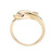 Vintage Diamond Detail Dolphin Ring, Preloved, tomfoolery 