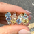 QUAD Teal Sapphire & Tourmaline Four Stone Ring, Infinite - By tf, tomfoolery