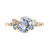 Cluster Blue Sapphire & Champagne Diamond Ring, Infinite - By tf, tomfoolery