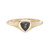 Black Diamond Triangle Signet Ring, Studio Baharra, tomfoolery