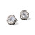 Asterales Silver Molten Bezel Studs, Alexis Bittar, tomfoolery