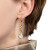 Asterales Gold Link Pear Crystal Earrings, Alexis Bittar, tomfoolery