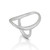 Large Tapered Open Oval Ring, Heather Guidero, tomfoolery