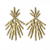 Solaris Brass Earrings, Emilie Shapiro, tomfoolery