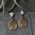 New Moon Rose Quartz Drop Earrings, Emilie Shapiro, tomfoolery