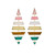 "Canyon Bloom" Tesserae Kite Cascade Earrings, metier by tomfoolery, tomfoolery