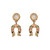 Opal & Sapphire Horseshoe Earrings, Ciara Bowles, tomfoolery