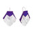 Silver & Silk Campanula Earrings, Julie Usel, tomfoolery