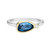 Irregular East-West Blue Topaz Ring, Margoni, tomfoolery