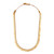 Zinnia Gold Necklace, Mary Gaitani, tomfoolery