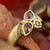 Autumn Ripple Art Ring, Heather Guidero, tomfoolery London