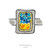Shoreline Art Ring, Skomer Studio by Daisy Simpson, tomfoolery London