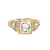 tf Exclusive 'Eigh' Three Stone Diamond Art Ring, Ellis Mhairi Cameron, tomfoolery London