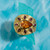 Sunshine Mandarin Garnet Ruby Engraved Art Ring, Brooke Gregson, tomfoolery London