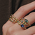 One-Of-A-Kind Simple Amethyst, Tourmaline, Sapphire & Diamond Ring, Dorette, tomfoolery