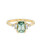 Empire Five Step Light Teal Sapphire & Diamond Ring, Art Echo by tf, Tomfoolery 