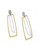 Kinetic Rectangular Drop Earrings, Deco Echo, tomfoolery