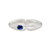 Blue Sapphire Two Halves Ring, Dunton Ellerkamp, tomfoolery