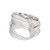 Absolu Silver 'Ribbon' Ring, Marion Lebouteiller, tomfoolery