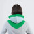 Colour Block Knit Hood in Kelly Stone Blue, VERLOOP, tomfoolery