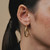 Gold Wave Hoops, Hoops - By tf, tomfoolery