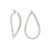 Silver Wave Hoops, Hoops - By tf, tomfoolery