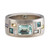 Muse by tomfoolery, 18ct White Gold Mint Modern Deco Ring, Tomfoolery
