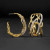 Solanales Crystal Woven Hoops, Alexis Bittar, tomfoolery