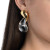 Liquid Lucite Modernist Earrings, Alexis Bittar, tomfoolery