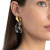 Liquid Lucite Modernist Earrings, Alexis Bittar, tomfoolery