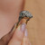 Vintage Floral Diamond Statement Ring, Preloved, tomfoolery