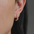 Scatter White Diamond Hoops, Infinite - By tf, tomfoolery