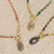 N° 951 Gold & Black Braided Medallion Pendant, Marie Laure Chamorel, tomfoolery