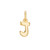 Gold Bubble Letter Charm, Reverie - By tf, tomfoolery