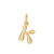 Gold Bubble Letter Charm, Reverie - By tf, tomfoolery