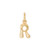 Gold Bubble Letter Charm, Reverie - By tf, tomfoolery