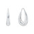 Silver Noor Hoops, BOUND - By tf, tomfoolery