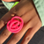 Brilliant Zig Ring in Neon Pink, Samuel Coraux, tomfoolery