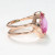 Pink Tourmaline Mana Ring, Sirciam, tomfoolery London