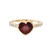 One-Of-A-Kind Garnet Heart Ring, Vazana, tomfoolery