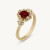 Gemfields Ruby and Diamond Ring with Filigree Detail, Ruth Tomlinson, tomfoolery