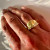 One-Of-A-Kind Catkin Crescent Cascade Ring, Alison Macleod, tomfoolery London