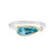 Irregular East-West Sky Topaz Ring, Margoni, tomfoolery
