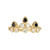 Turned Out Belgian Tiara Ring, Karen Karch, tomfoolery
