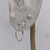 Skinny Lichen Silver Hoops, Alice Clarke, tomfoolery