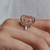 Morganite Cushion Cut Talon Claw Ring, Palette - By tf, tomfoolery