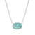 Aquamarine Cushion Cut Talon Claw Pendant, Palette - By tf, tomfoolery
